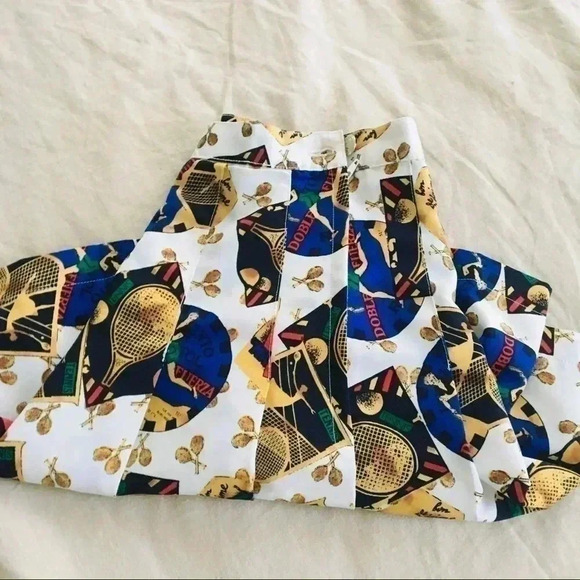 Lavon Sport - VINTAGE Tennis Themed Tennis Skirt - Picture 7 of 13